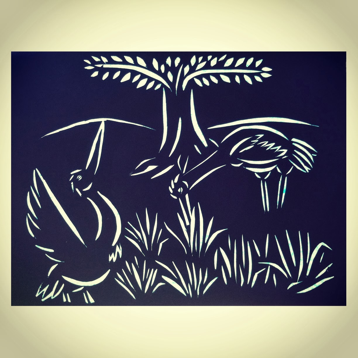 The Wheeler Art Blog Stencils/Stained Glass